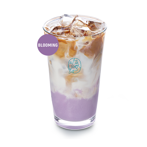 Cold Brew Lilac Vanilla Bean Latte (Blooming)